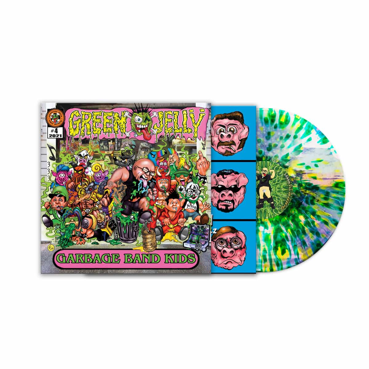 Green Jellÿ - Garbage Band Kids, Ltd Colored LP