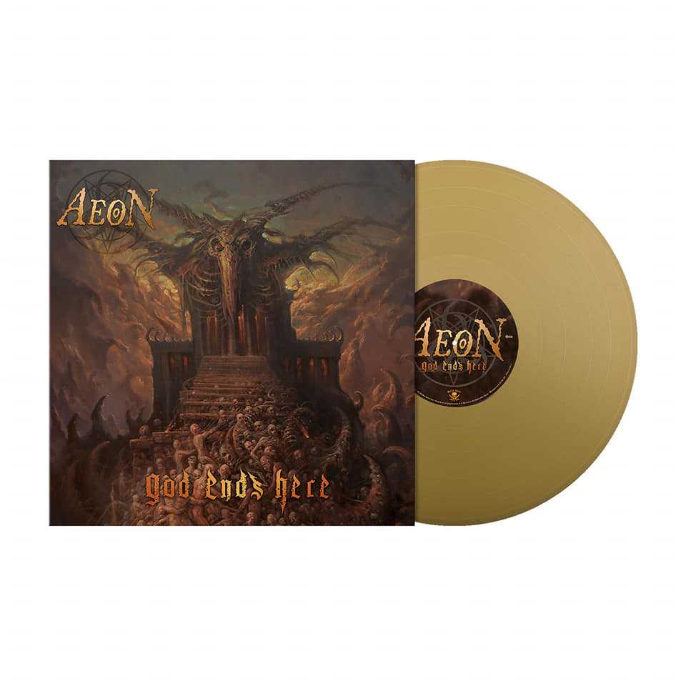 Aeon - God Ends Here, Limited Golden Vinyl, 300 Copies, Incl MP3 download