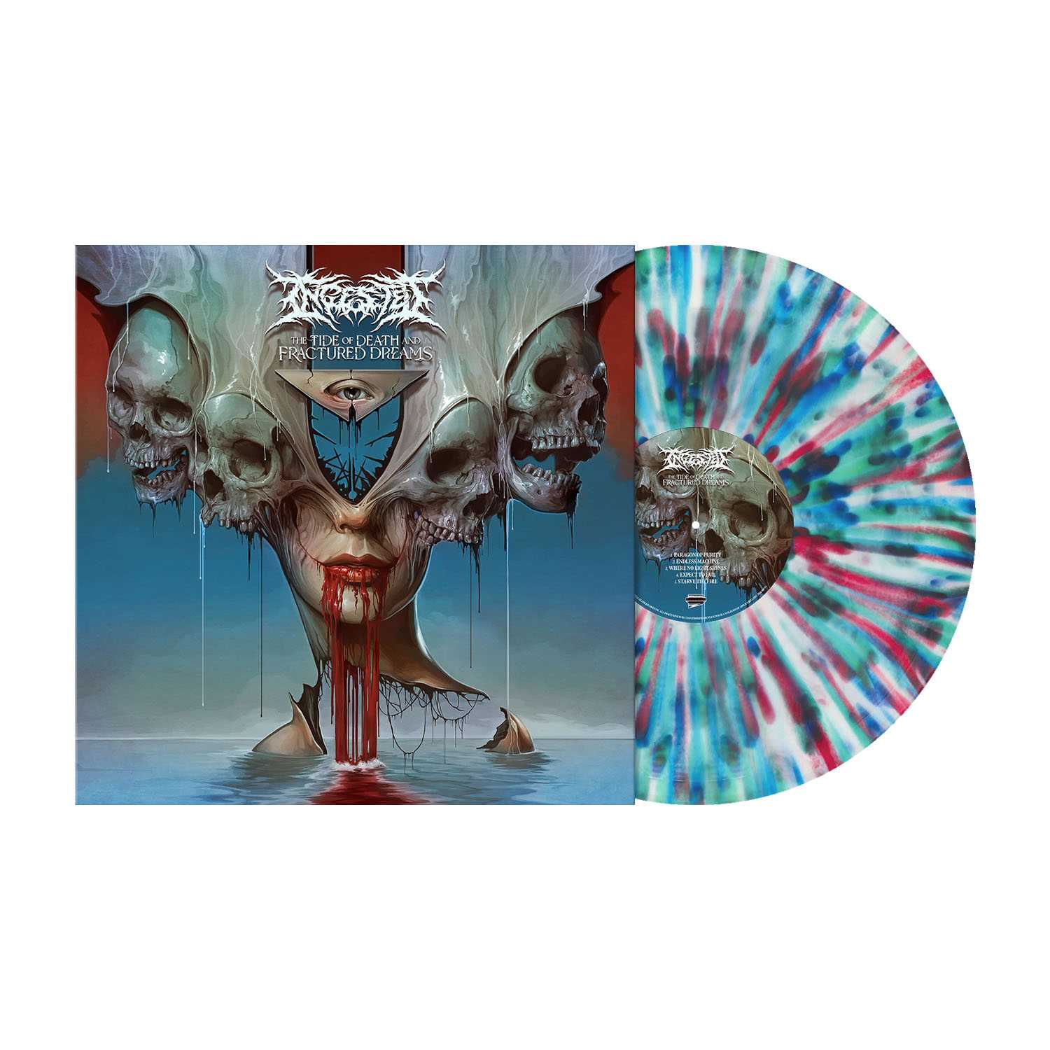 Ingested - The Tide of Death and Fractured Dreams, Ltd Colored LP