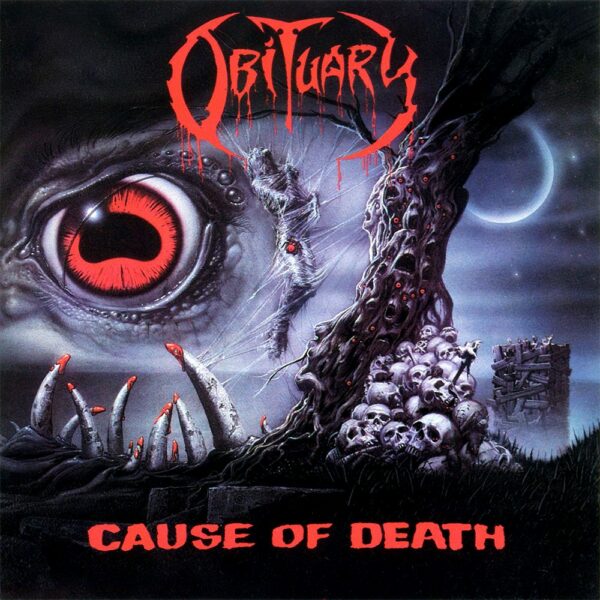Obituary - Cause Of Death, Limited transparent red vinyl