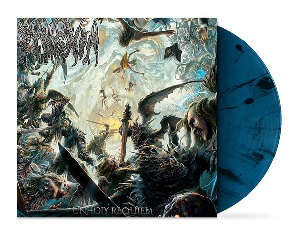 Pyrexia - Unholy Requiem, Blue Marbled Vinyl